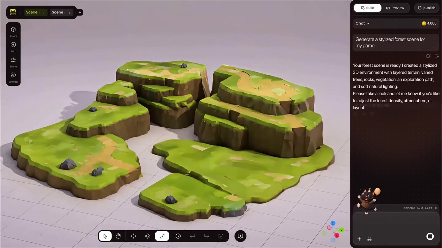 Wanaka Studio building a playable 3D island